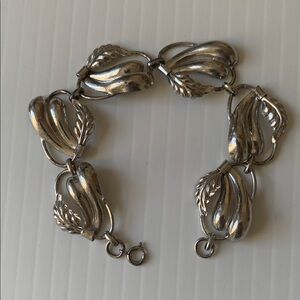 Bond Boyd | Antique silver leaf bracelet